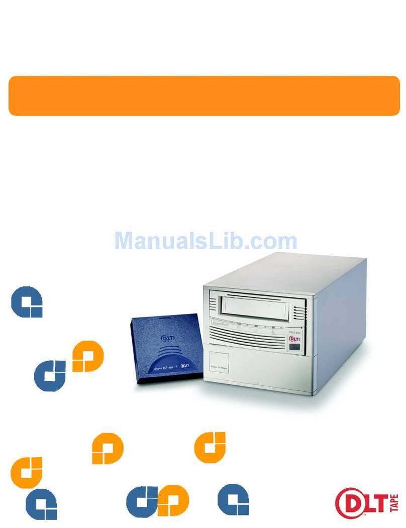 Quantum DLTtape SDLT 600 User reference guide
