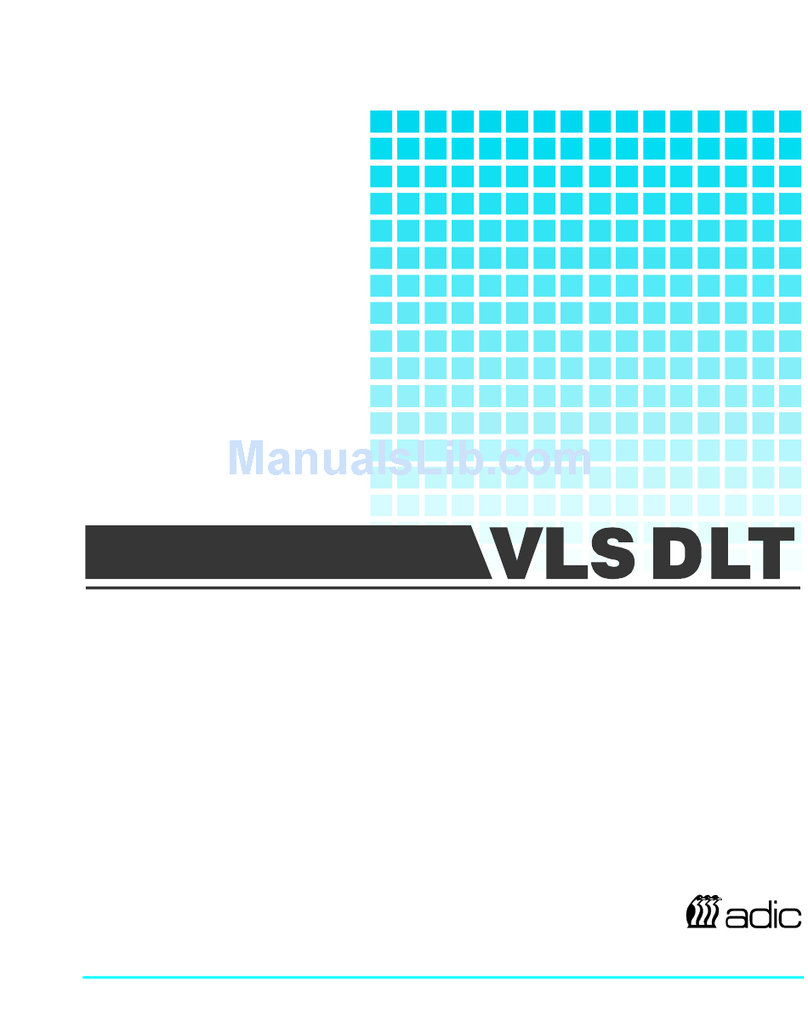 ADIC VLS DLT Installation and operating guide