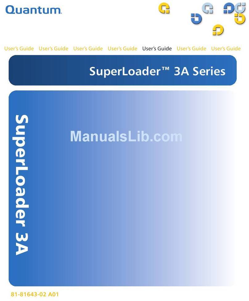 Quantum SuperLoader 3A Series User manual