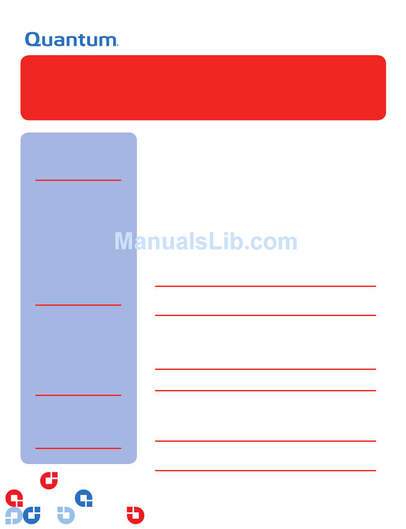 Quantum Superloader 3 User manual Quantum Superloader 3 User manual