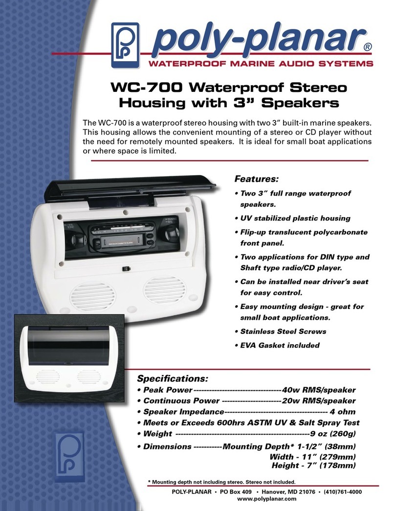 poly-planar WC-700 Specifications