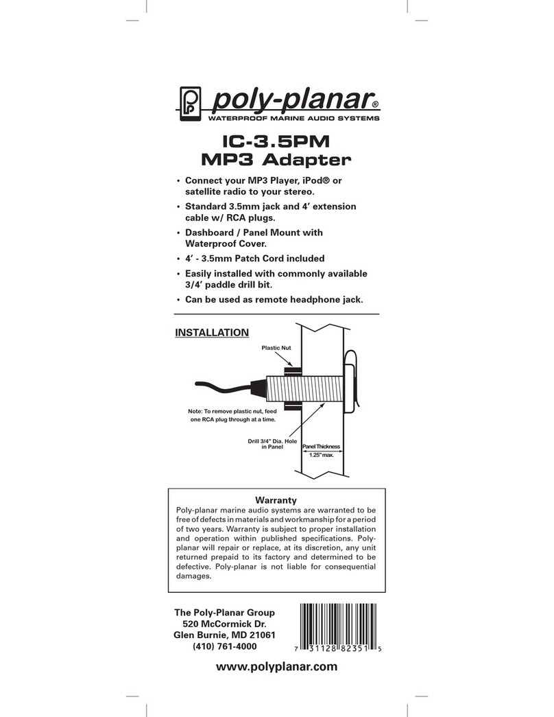 poly-planar IC-3.5PM install guide