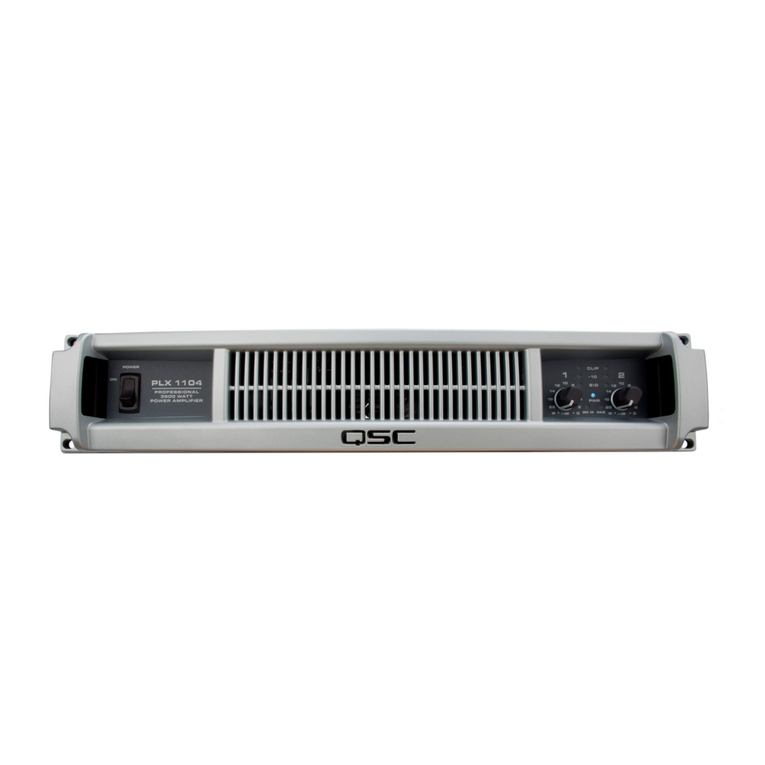 QSC PLX 3102 User manual