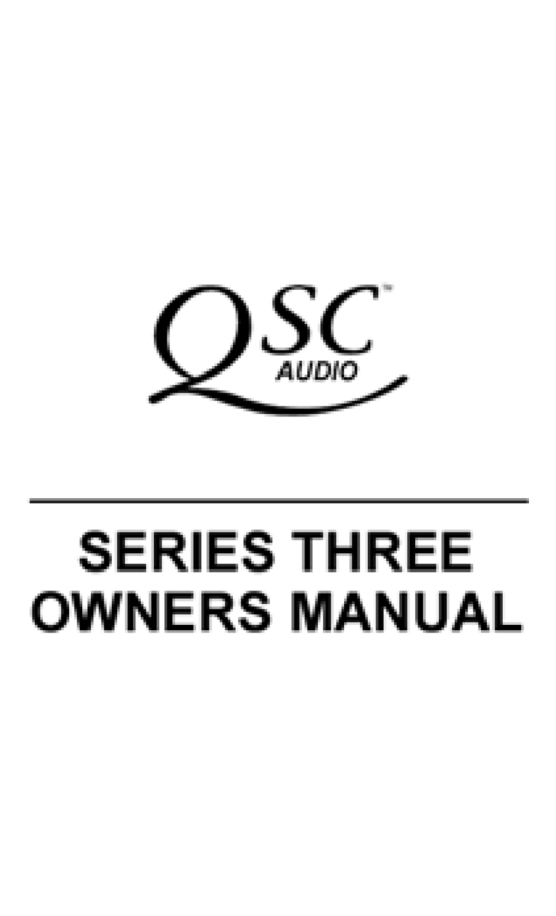 QSC 3200 User manual