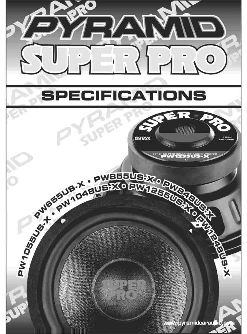 Pyramid Super Pro PW1048USX User manual