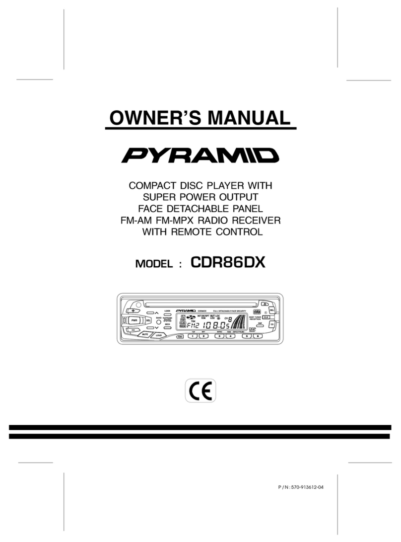 Pyramid CDR86DX User manual