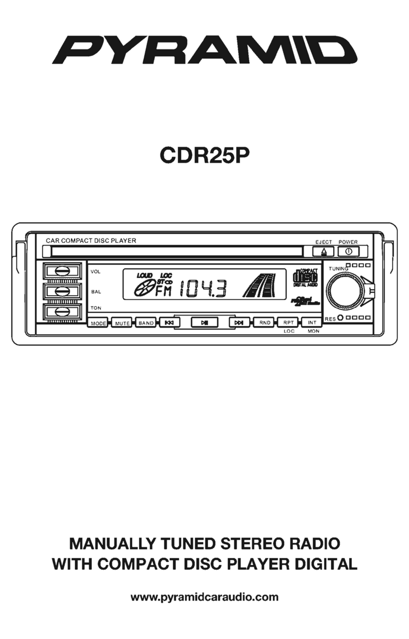 Pyramid CDR25P User manual