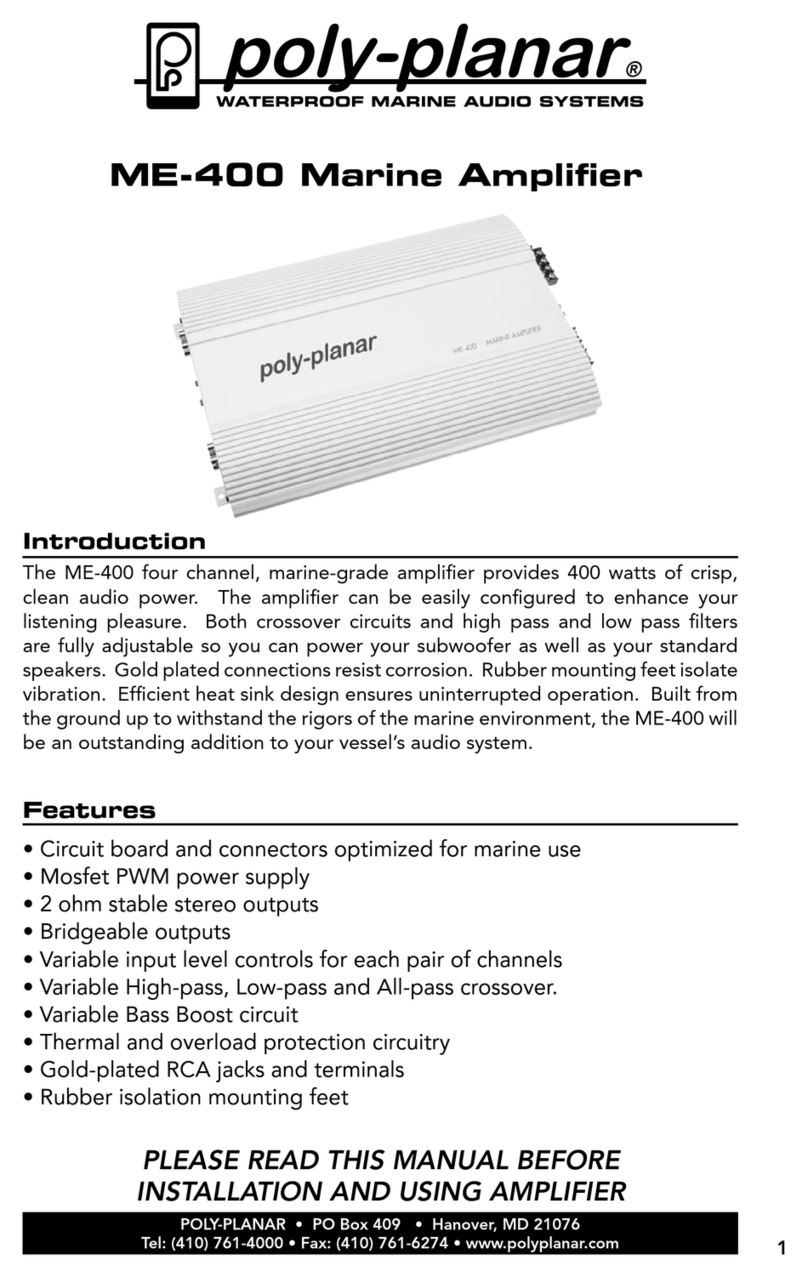 poly-planar ME-400 user guide