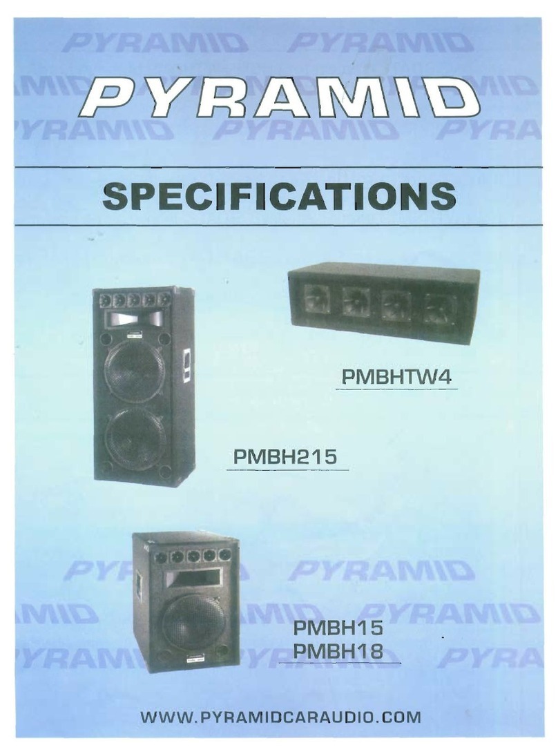 Pyramid PMBH15 Specifications