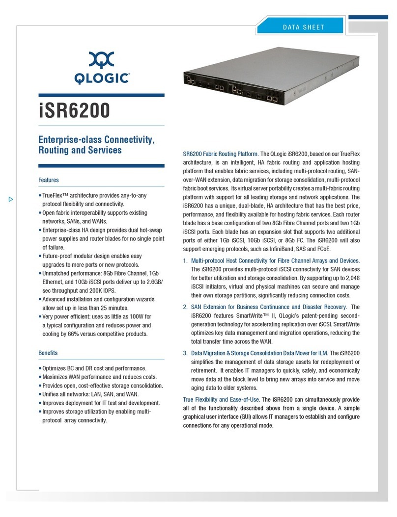 Qlogic iSR6200 User manual Qlogic iSR6200 User manual