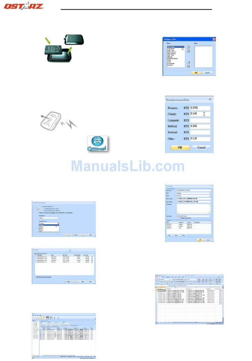Qstarz BT-Q1000XTM quick start guide