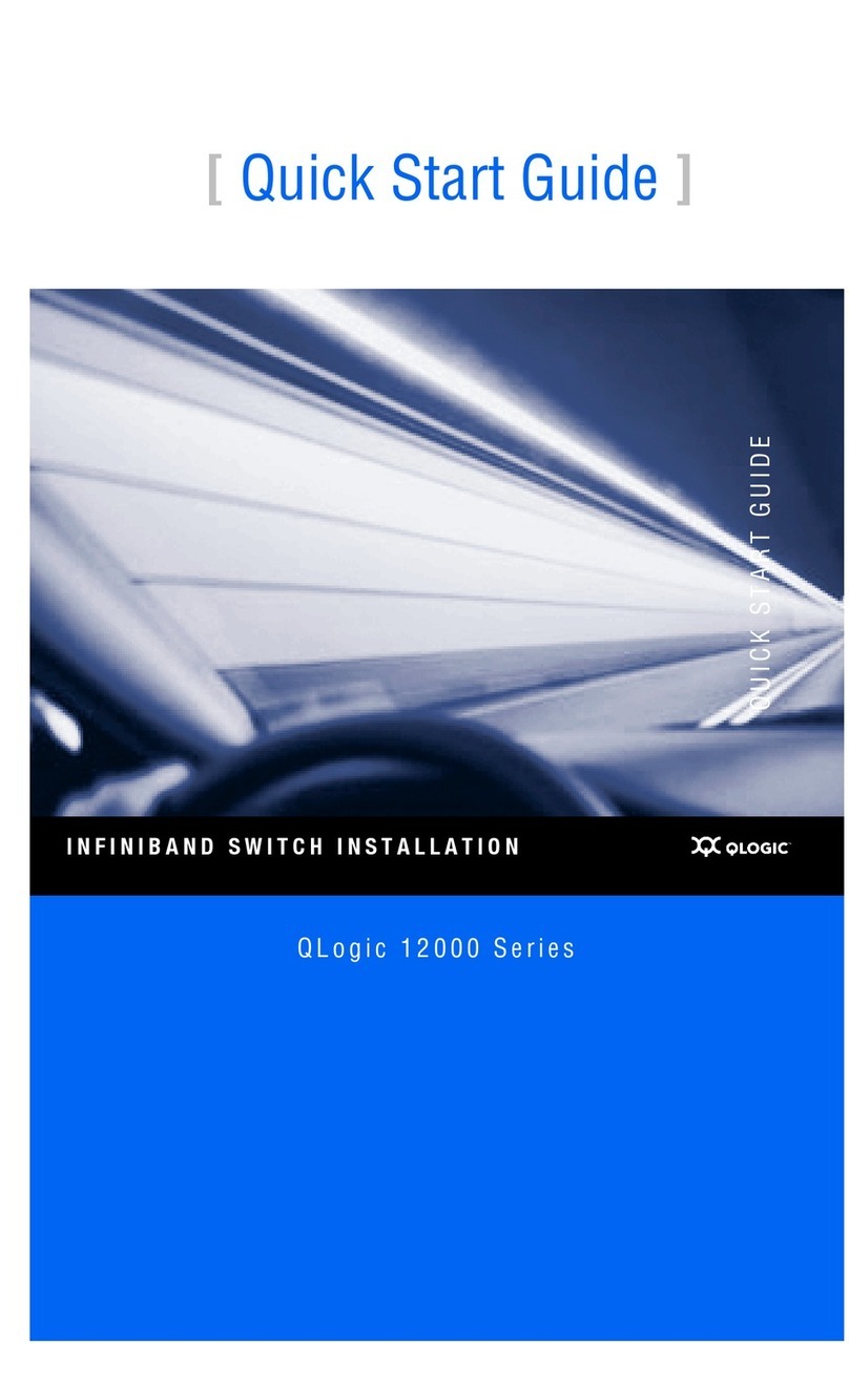 Qlogic InfiniBand 12200-BS01 quick start guide