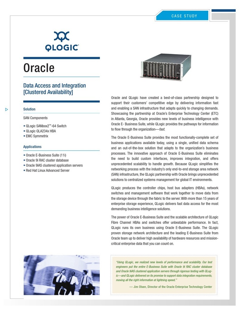 Qlogic SANbox2 SANbox2-64 Manual