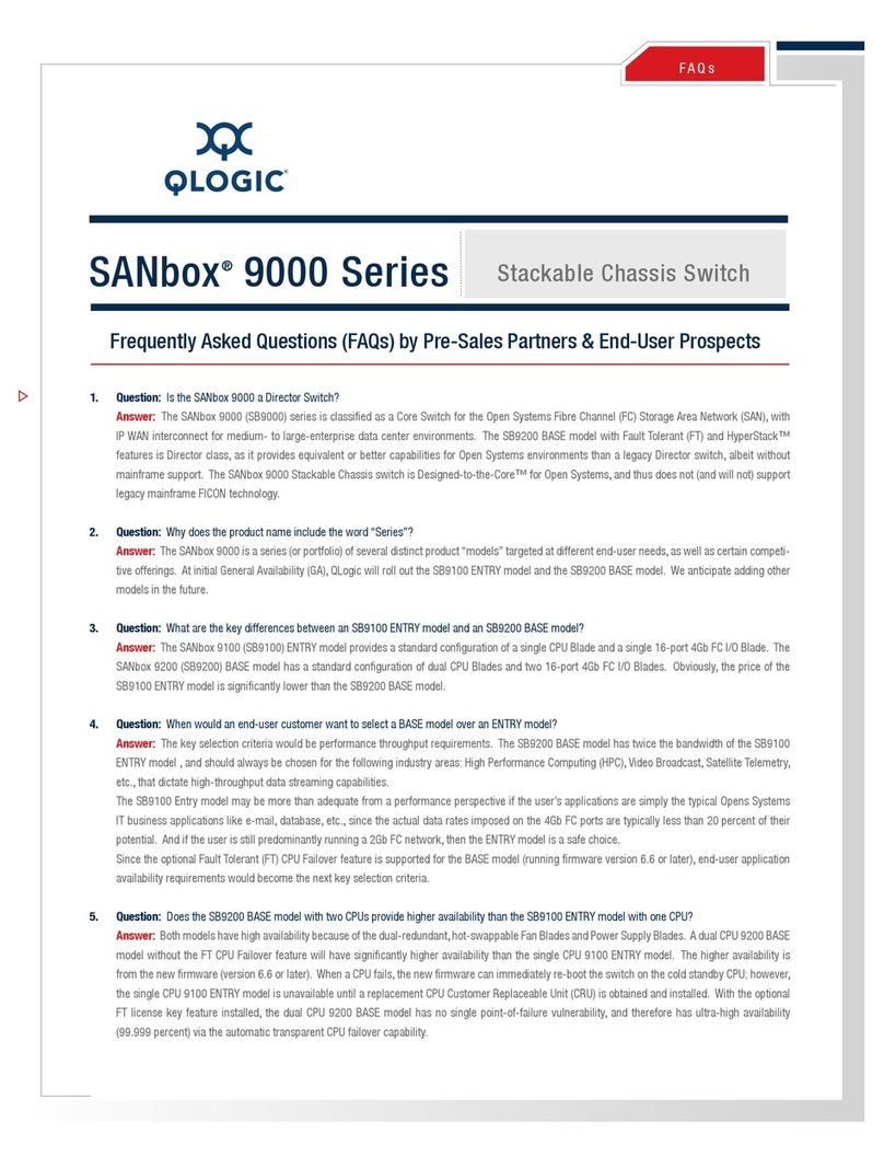 Qlogic SANbox 9100 Instruction Manual