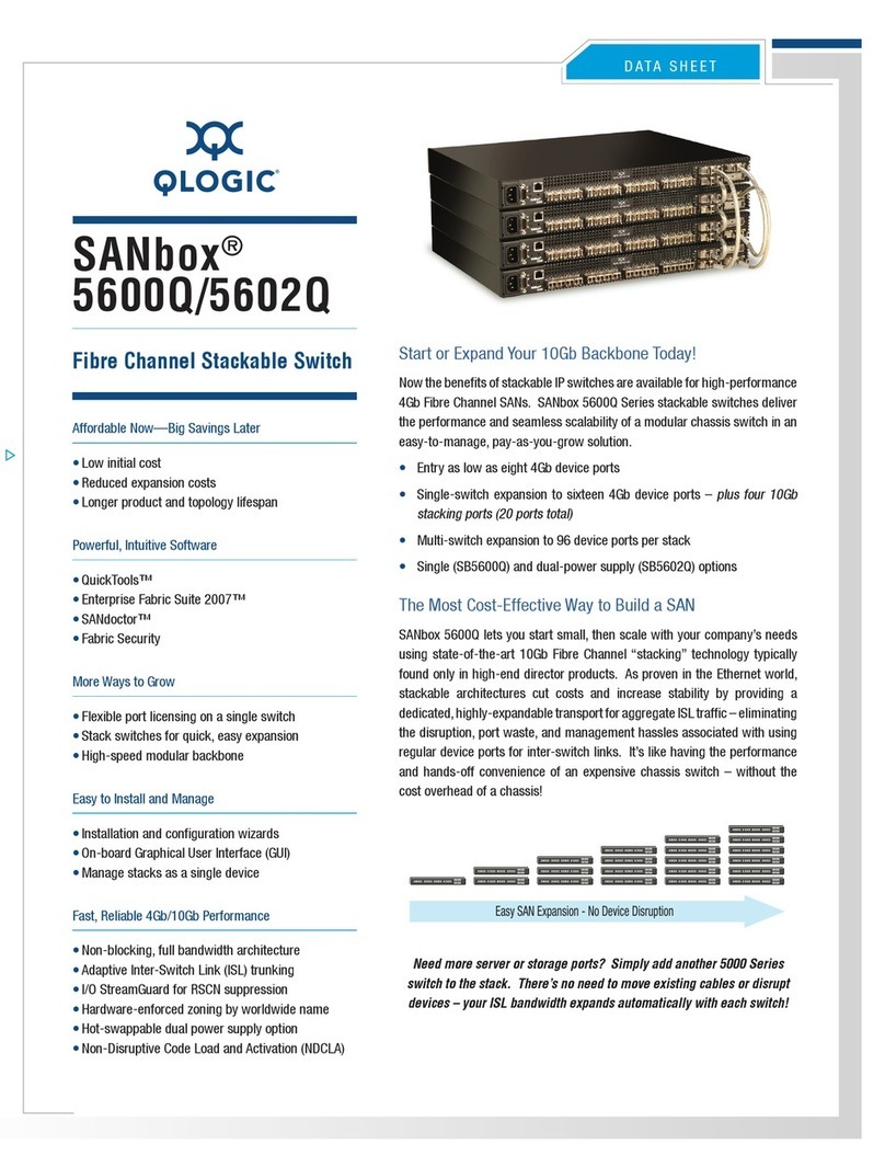 Qlogic SANbox 5600Q Operating and maintenance instructions