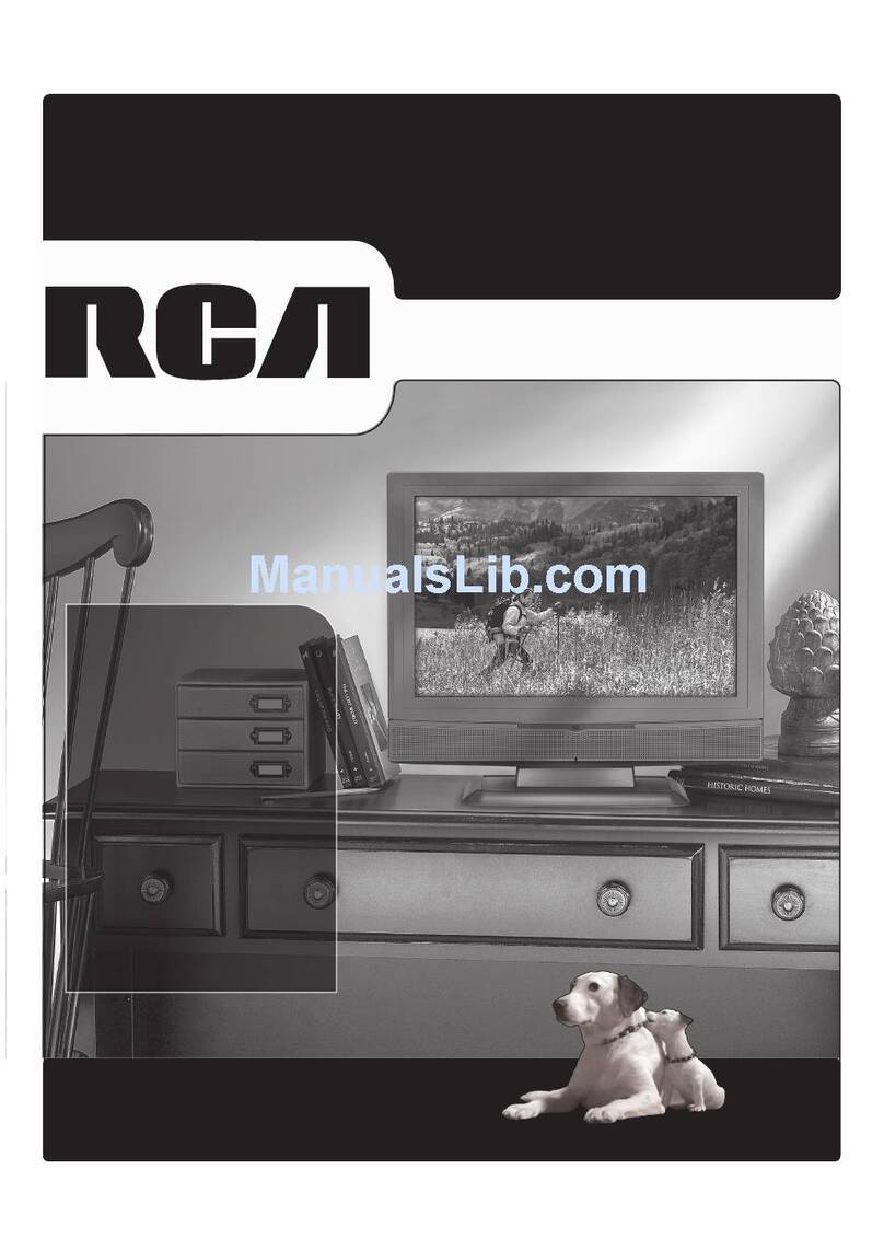 RCA L19WD20 - 19" LCD TV User manual