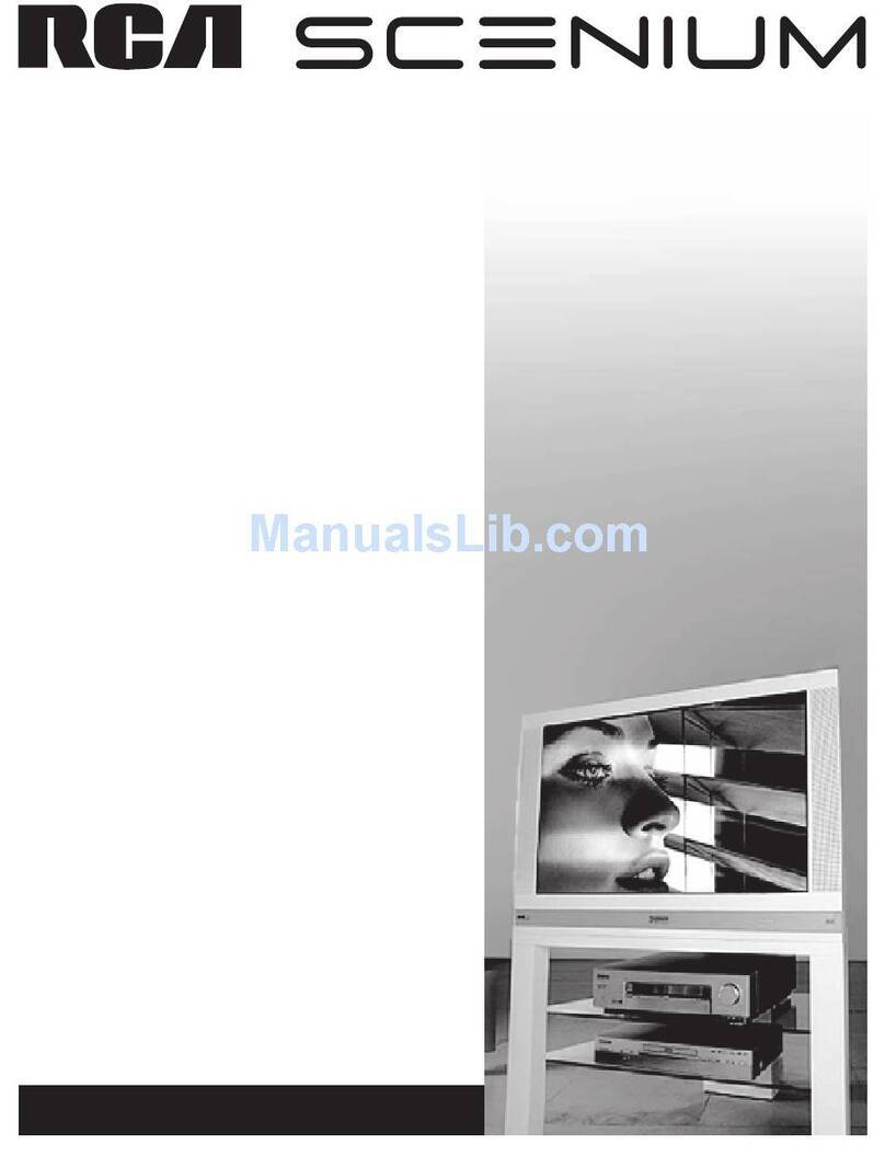 RCA Scenium HDLP50W151 User manual
