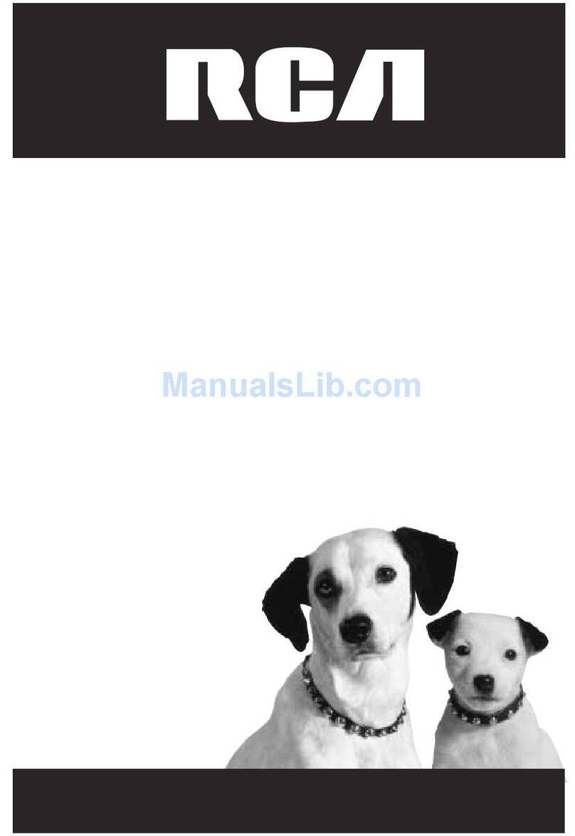 RCA TruFlat 20F610TD User manual