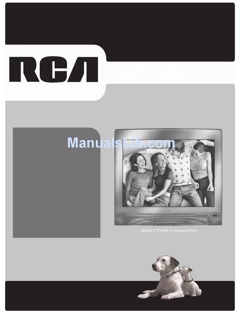 RCA 27F500T User manual