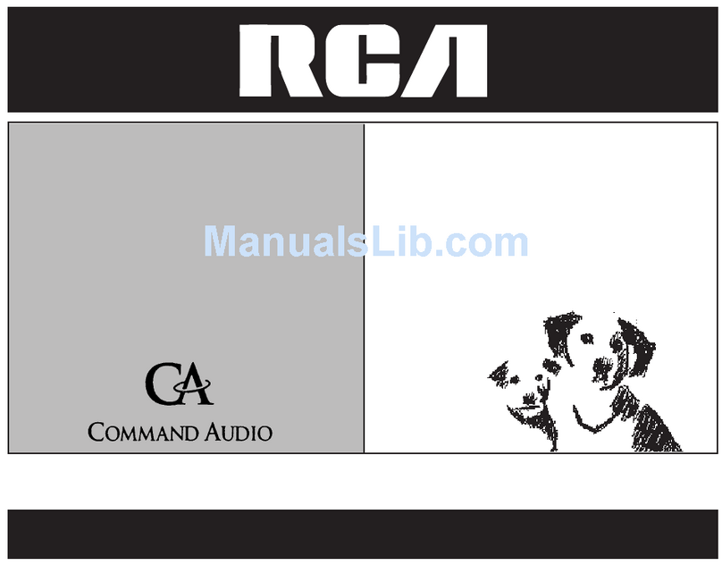 RCA CA1000 User manual