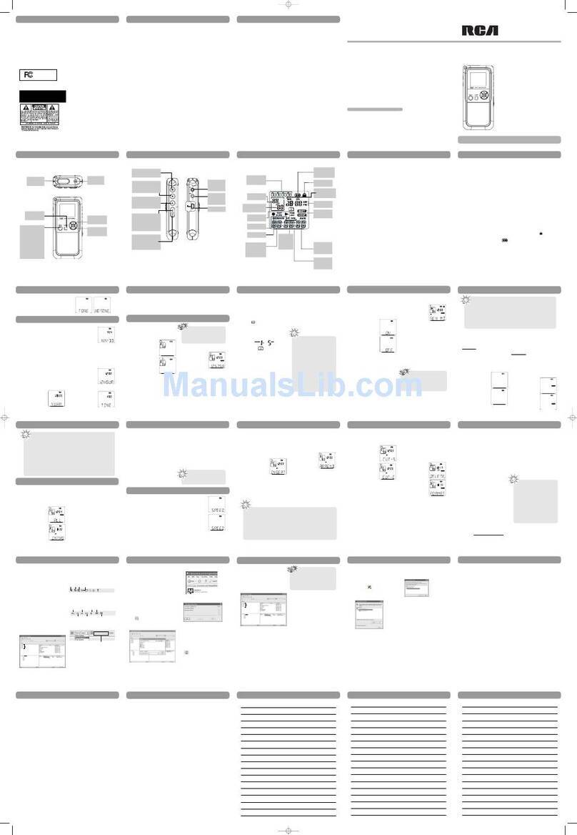 RCA RP5022 User manual