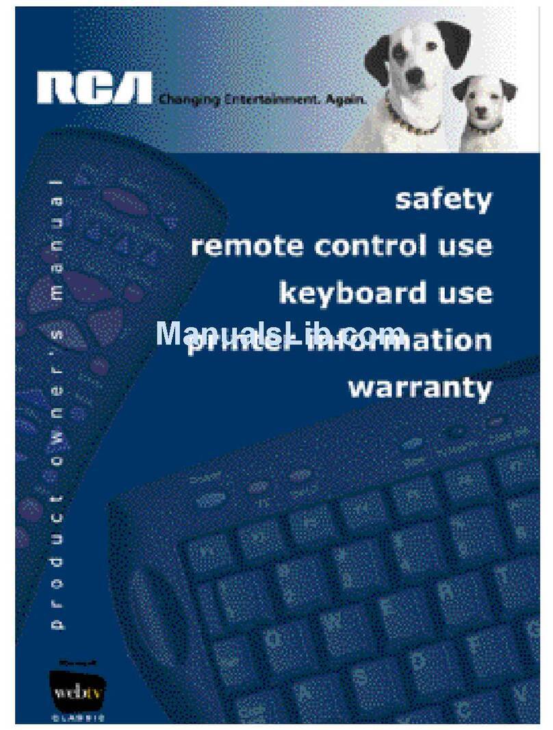 RCA RW2110 owner's manual
