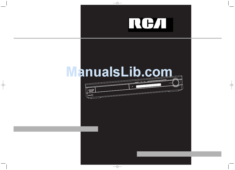 RCA RTD210 User manual