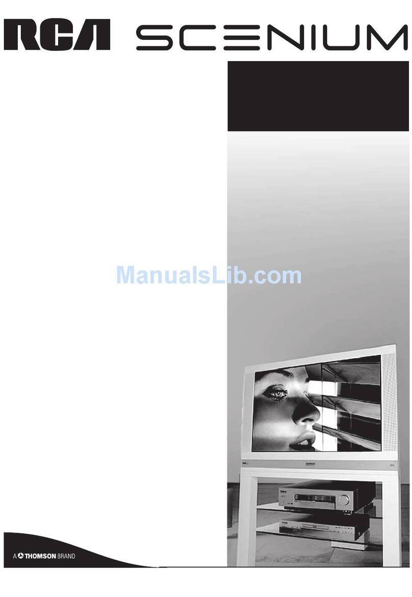 RCA Scenium LCDX2722W User manual