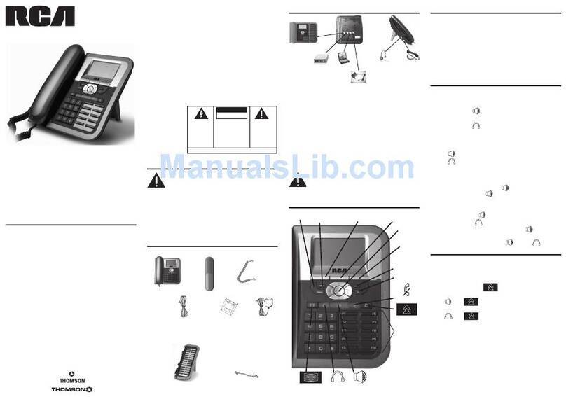 RCA 25630 Quick setup guide