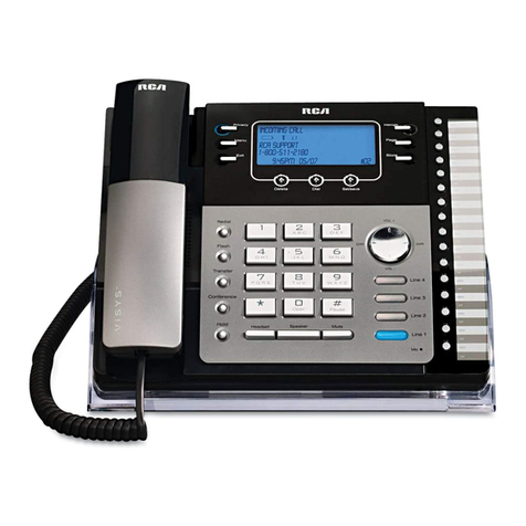 RCA 25425RE1 - ViSYS Corded Phone user guide
