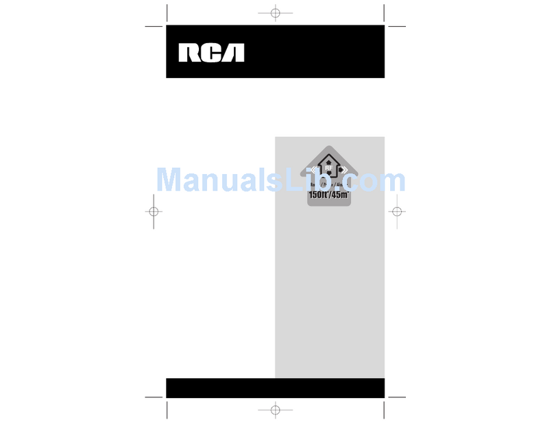 RCA WHP170 User manual RCA WHP170 User manual