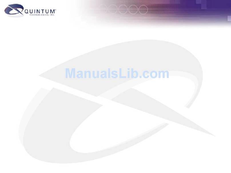 Quintum DX Series DX2008 Manual