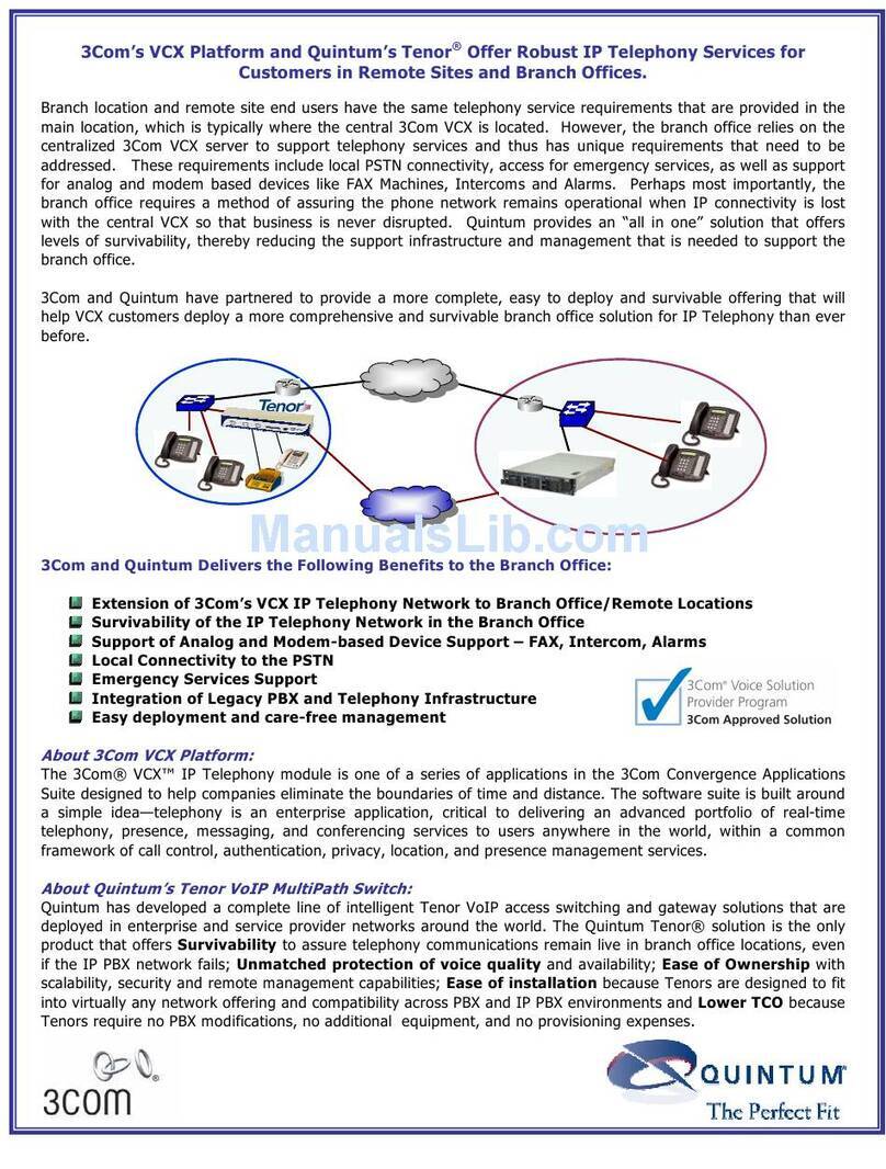 3Com AS Series ASM200 supplementary guide