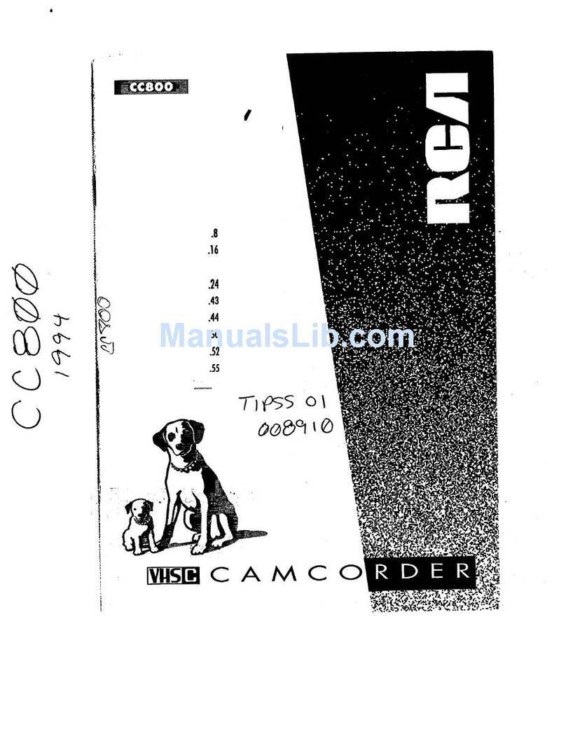 RCA CC800 User manual