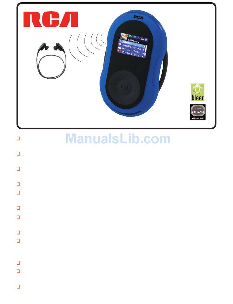 RCA S2501 - Jet Stream 1 GB User manual