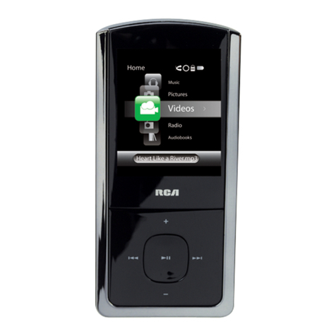 RCA M4304 - 4 GB Digital Player User manual