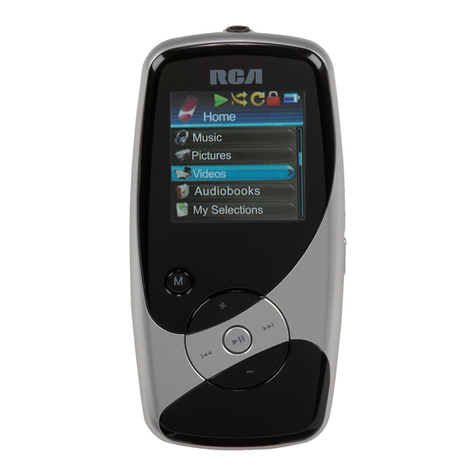 RCA M4004 - Opal 4 GB Digital Player quick start guide