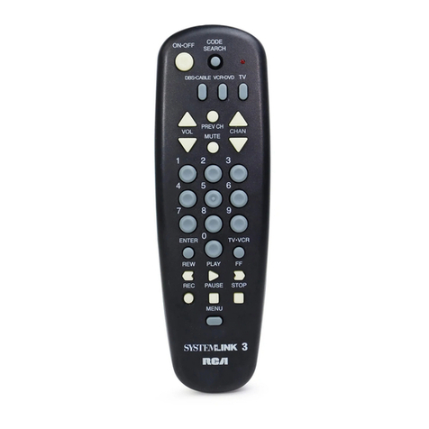 RCA RCU300 - RCU 300 Universal Remote Control User manual