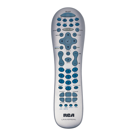 RCA RCR812 - Universal Remote Control user manual RCA RCR812 - Universal Remote Control user manual