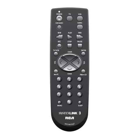 RCA RCU1300 User manual