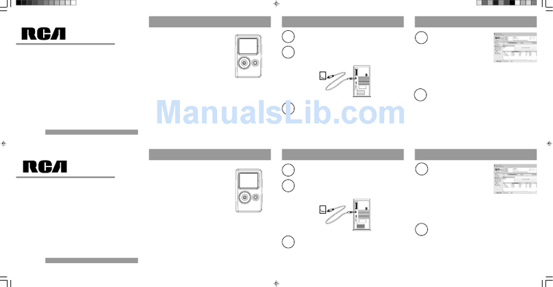 RCA H115 User manual