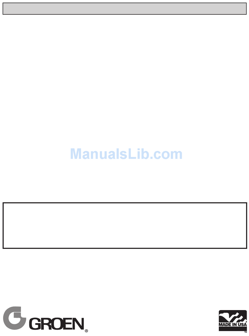 Groen CC-10 installation instructions