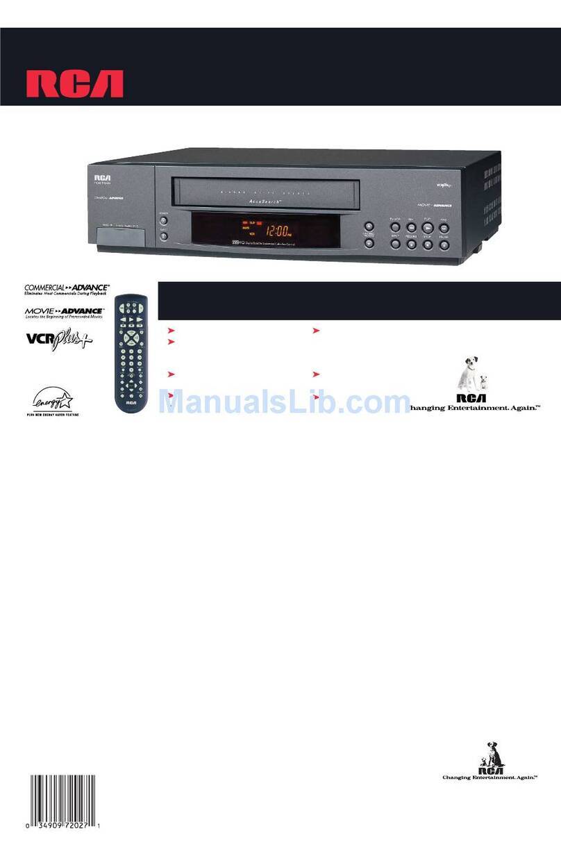 RCA VR692HF User manual