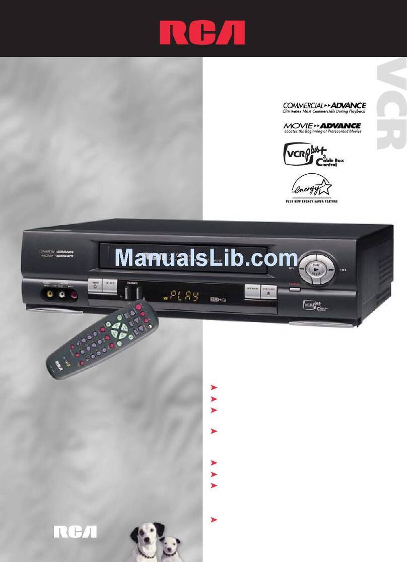 RCA VR650HF User manual