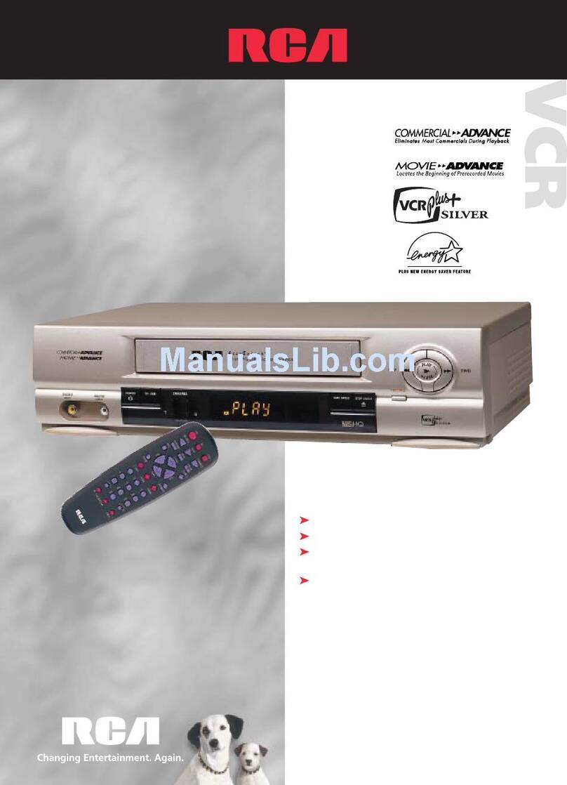 RCA VR557 User manual