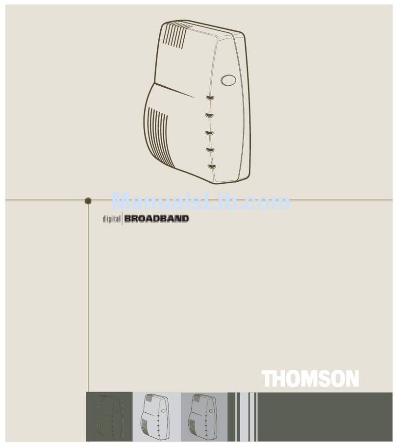 THOMSON TCM420 User manual