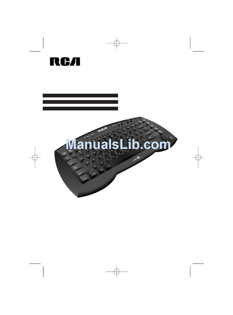 RCA WKB10WB1 - Wireless Infrared Keyboard Universal Remote... user guide