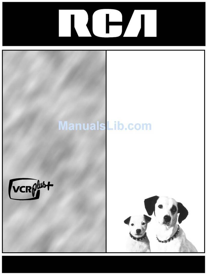 RCA VRS630 User manual