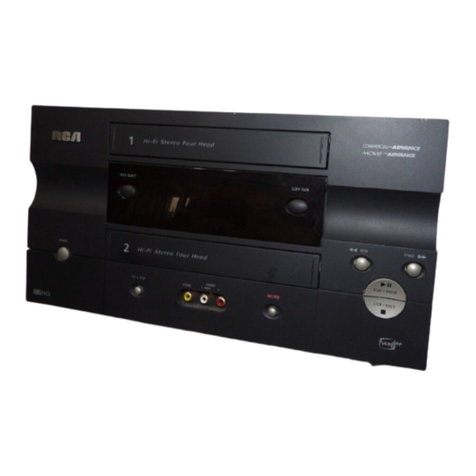 RCA VRD120 User manual