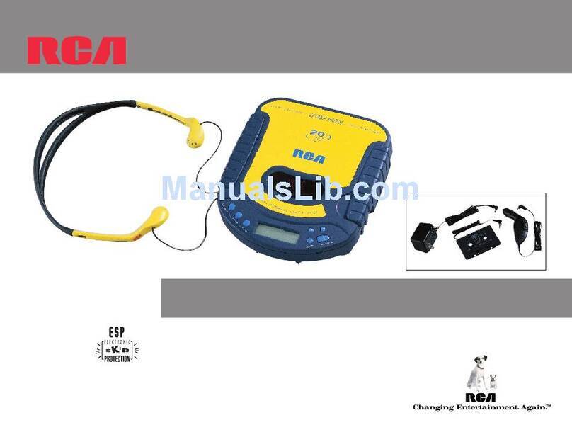 RCA RP-2025 User manual